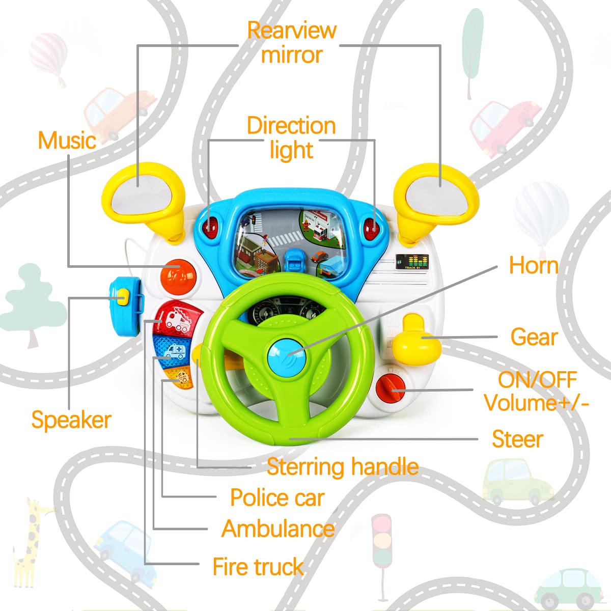 fisca toddler rolling road scene image invites exploration of road layout and steering