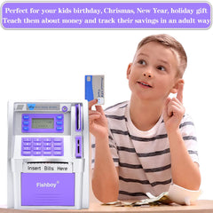 Fishboy banknote scroll deposits bills automatically into balance