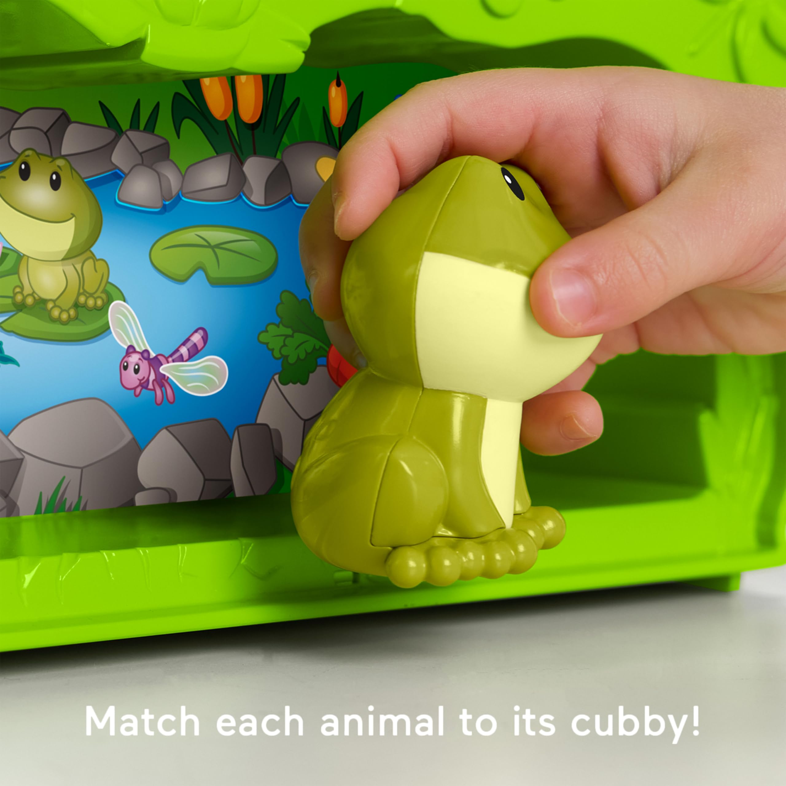 Fisher-Price forest animal figures eight pieces ready for matching and imaginative storytelling