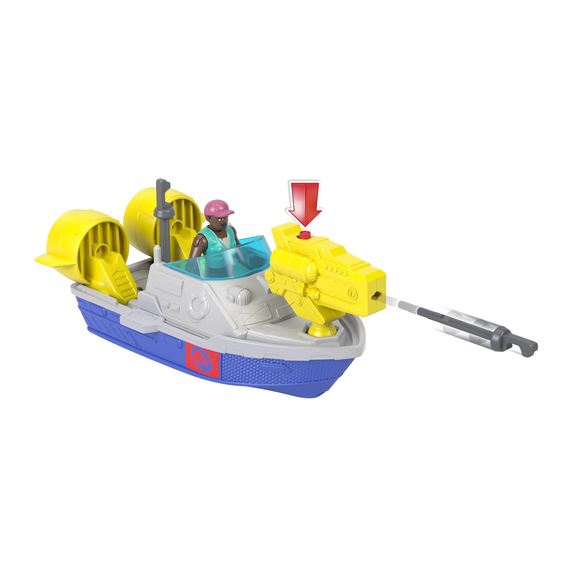 Fisher-Price Imaginext 3-inch figure included for epic scene building.