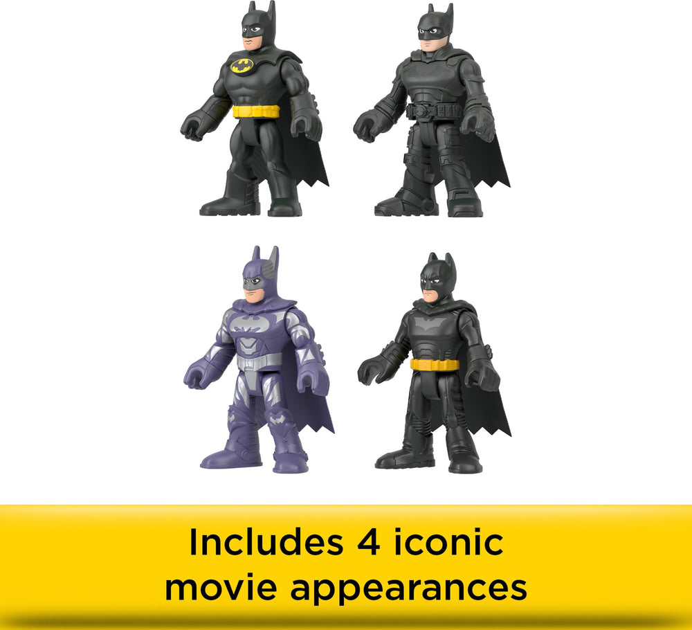 Fisher-Price Imaginext Batman 2005 figure offers cinematic-inspired drama for play.
