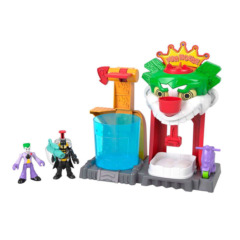 Fisher-Price Imaginext Batman pendulum swing; adds motion to pretend battles