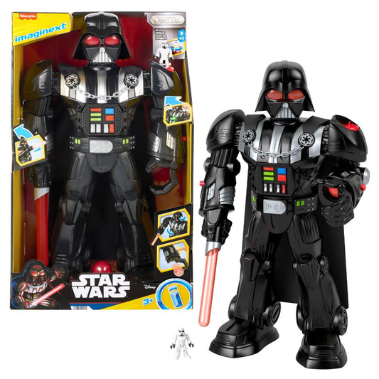 Fisher-Price Imaginext Darth Vader Bot towering figure ready for big pretend play