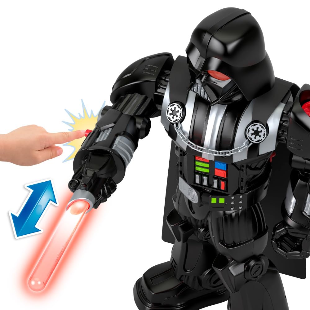 Stormtrooper key on Vader Bot activates lights and features