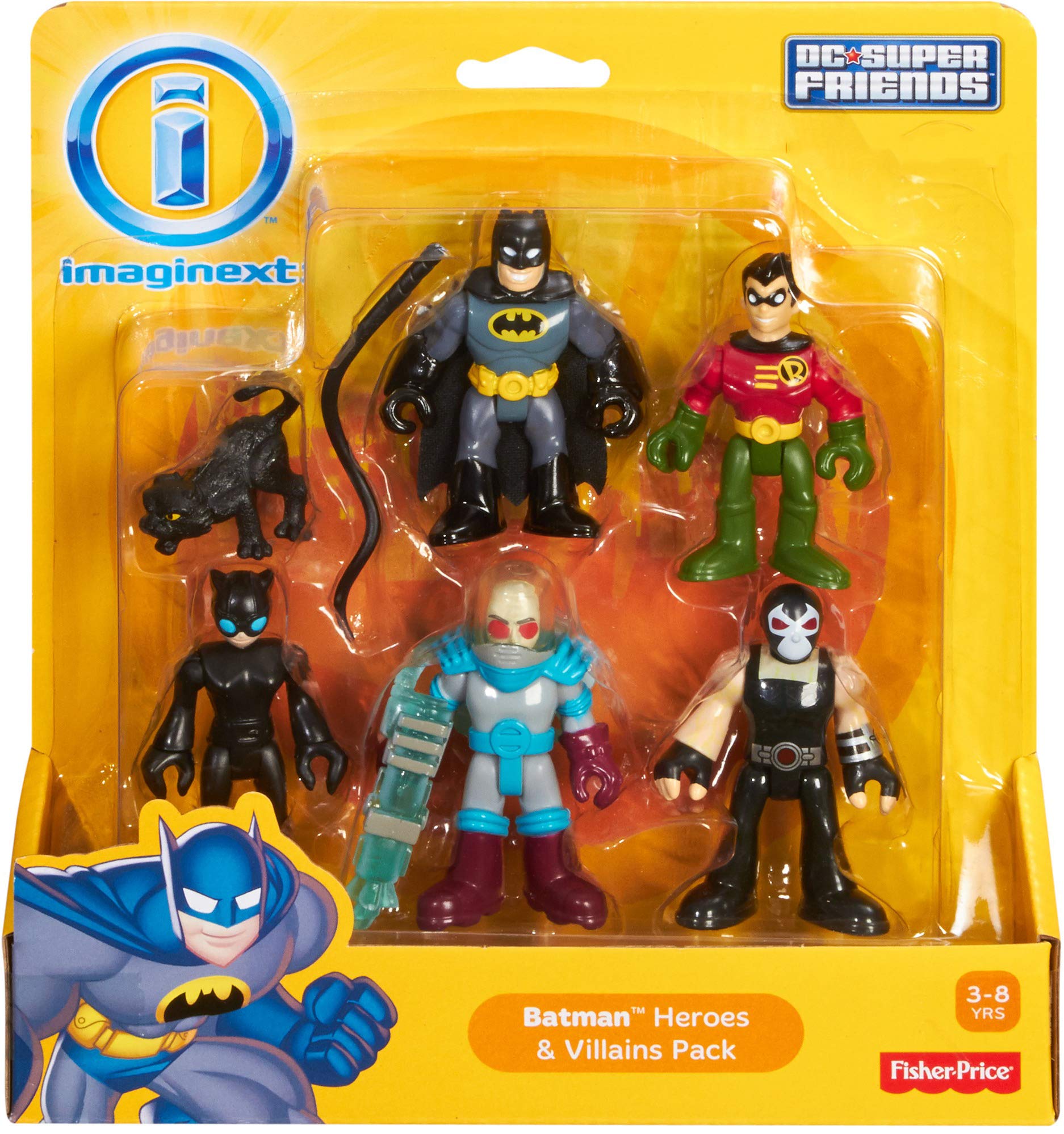 Fisher-Price Imaginext Brainiac figure unlocks sci-fi villain adventures