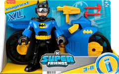 Fisher-Price Imaginext DC Super Friends Batcycle set promoting imaginative play
