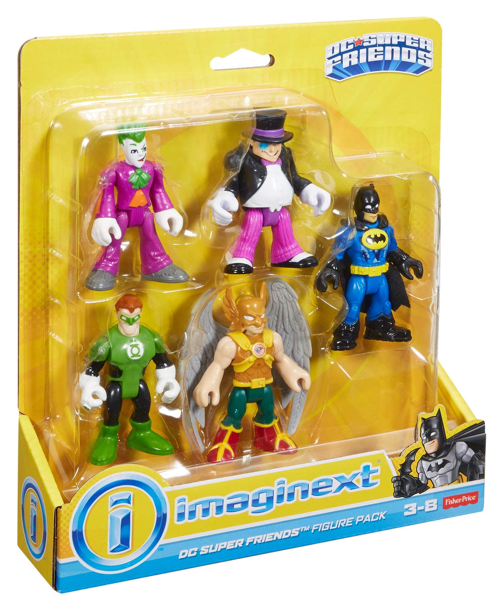 Fisher-Price Imaginext Penguin figure for playful crime-fighting scenes.