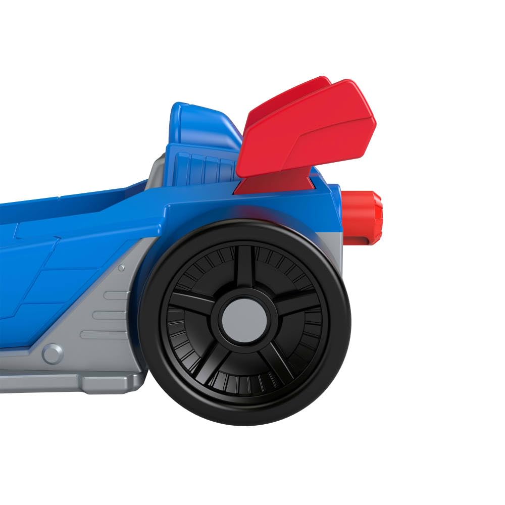 Fisher-Price Imaginext launcher with two discs for target action.