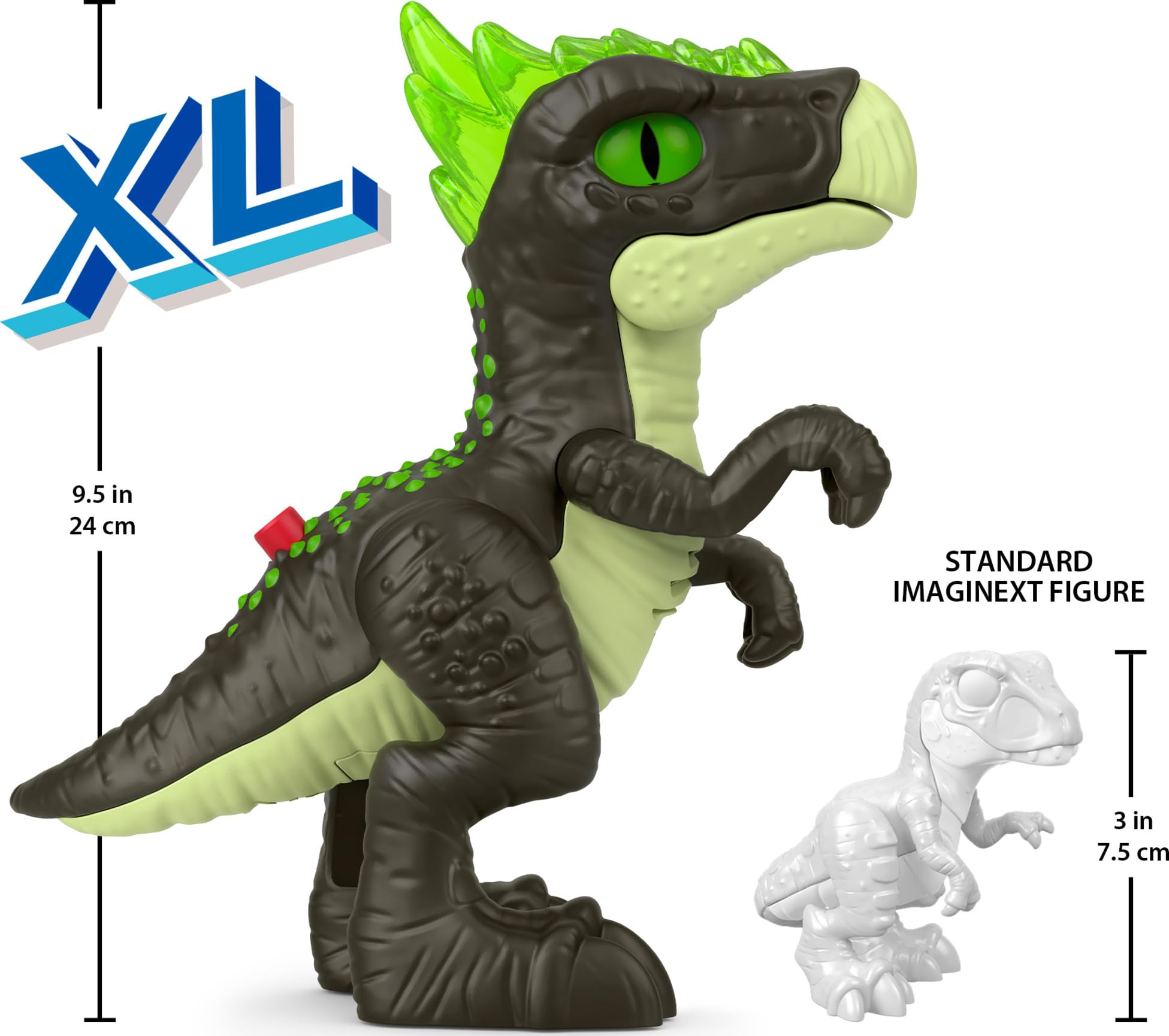 Fisher-Price Imaginext Jurassic World XL supports imaginative storytelling for preschoolers