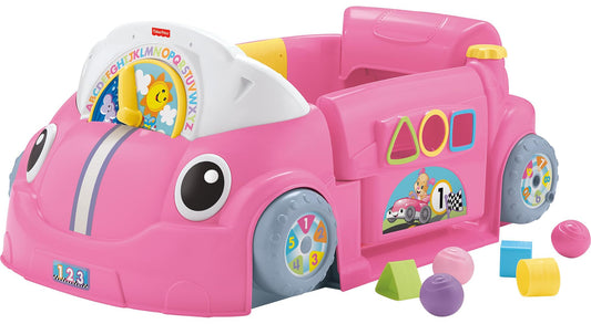 Fisher-Price Laugh & Learn Crawl Around Car dashboard with lights and sounds to engage babies