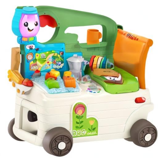 Fisher-Price Laugh & Learn encourages imaginative camping play for toddlers