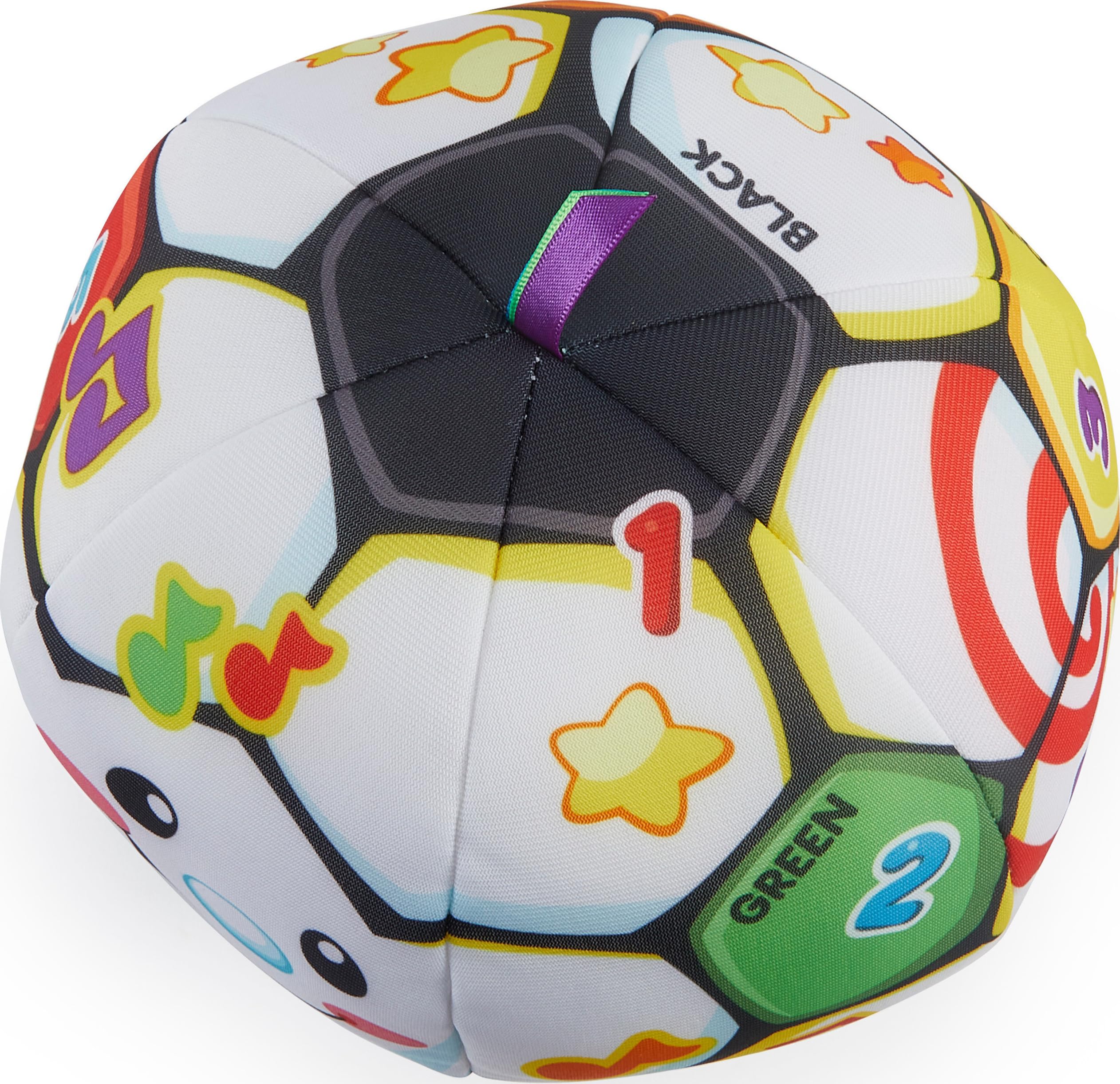 Fisher-Price Laugh & Learn Singin’ Soccer Ball fosters gross motor play and musical interaction