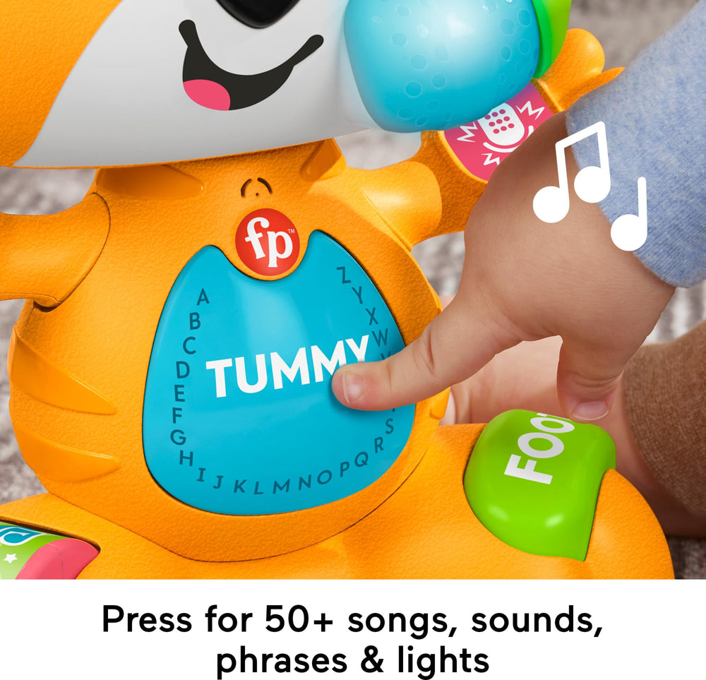 Fisher-Price Link Squad Bop & Groove Tiger record-remix lets kids hear custom messages in music.