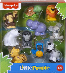 Fisher-Price Little People cheetah figure for fast-paced pretend adventures.