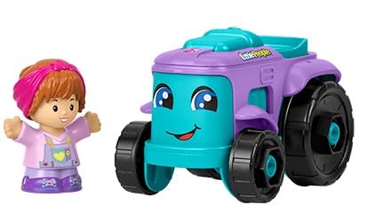 Fisher-Price Little People Barbie tractor with figure promotes imaginative play and fine motor skills