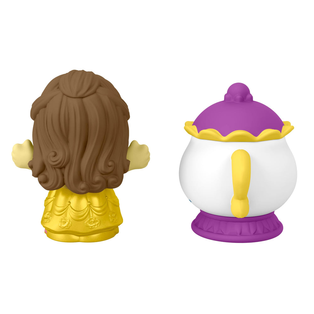 Fisher-Price Little People Belle and Mrs Potts playscene, sparks kid-friendly adventures.