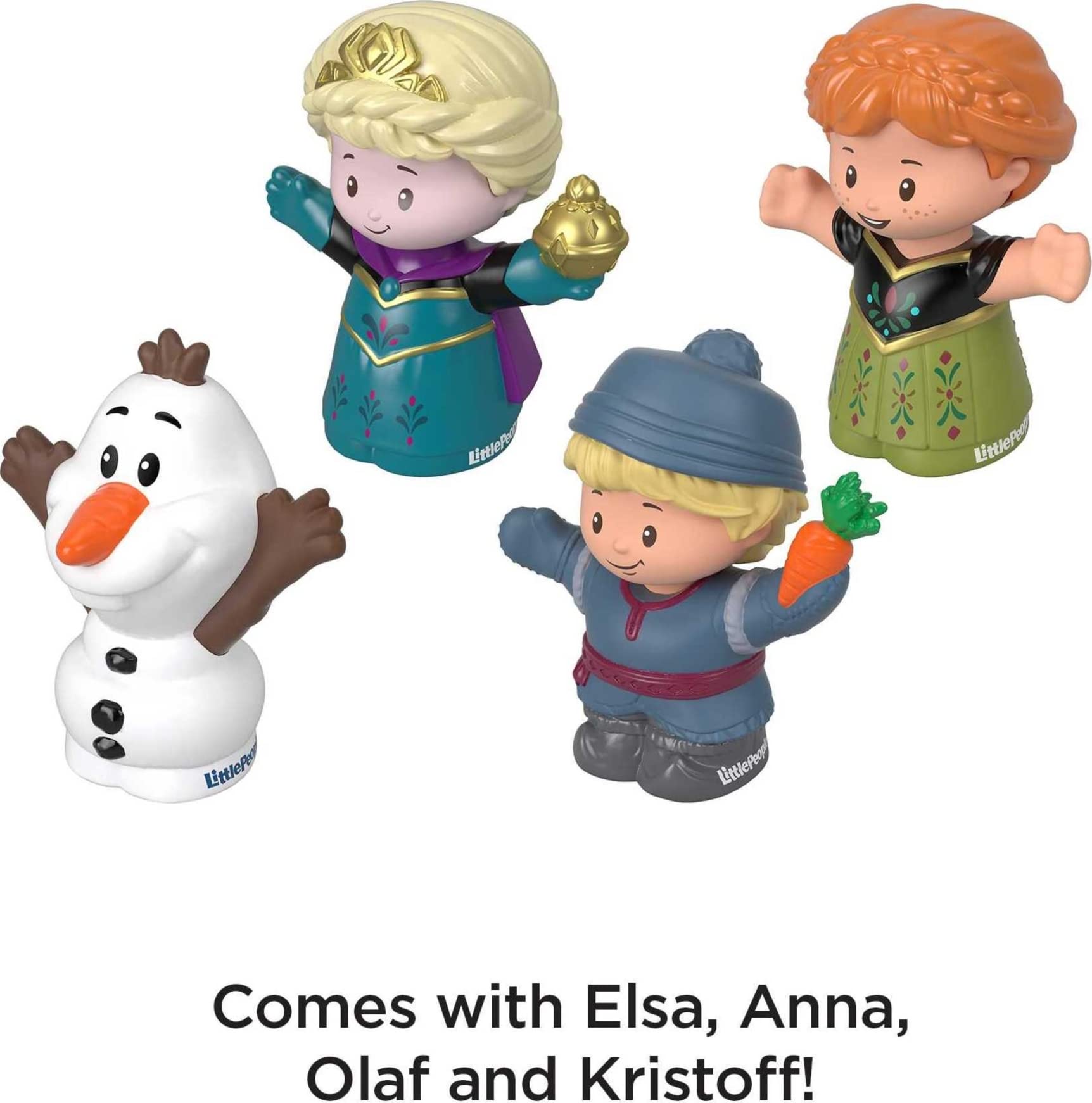 Fisher-Price Little People Anna figure ready for playful adventures and role play.