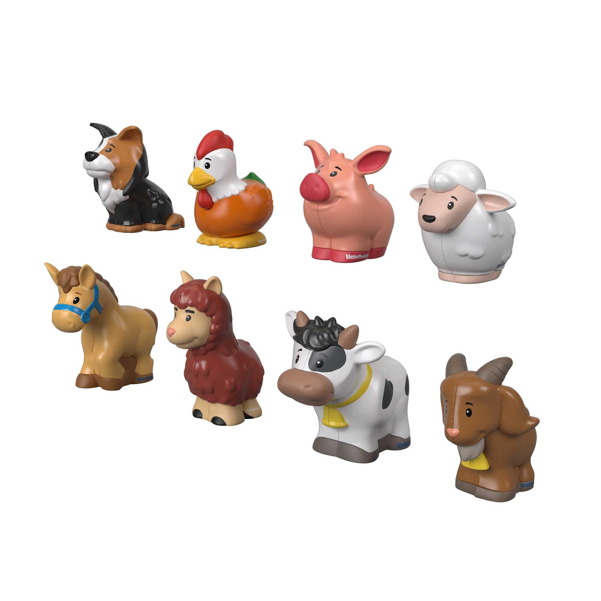 Fisher-Price Little People cow figure supports fine motor play and early storytelling