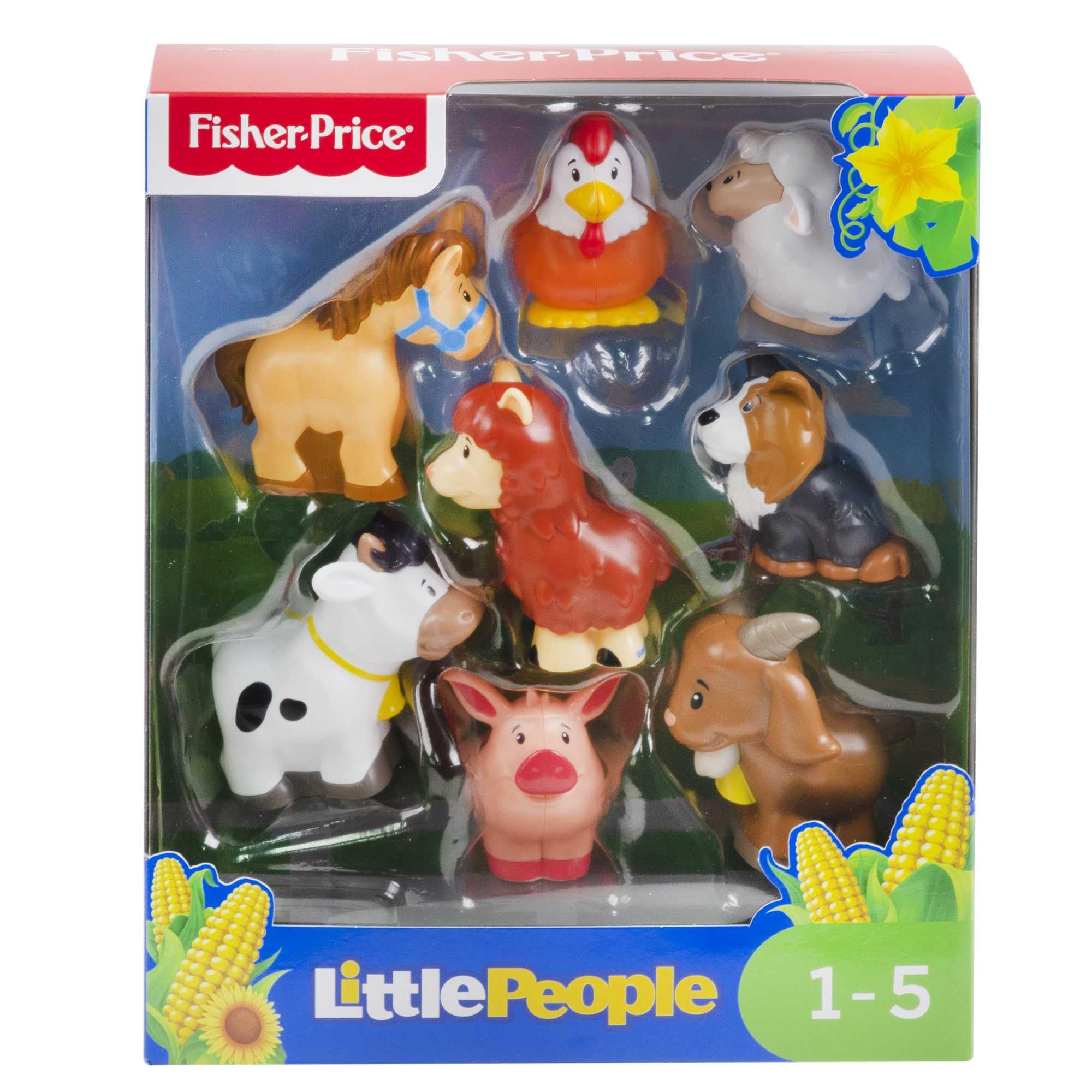 Fisher-Price Little People dog figure adds friendly companionship to pretend farm scenes