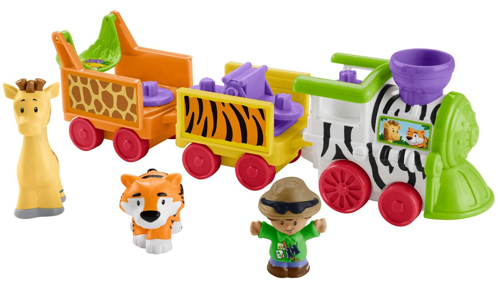 Fisher-Price Little People Musical Zoo Train push-along for active play