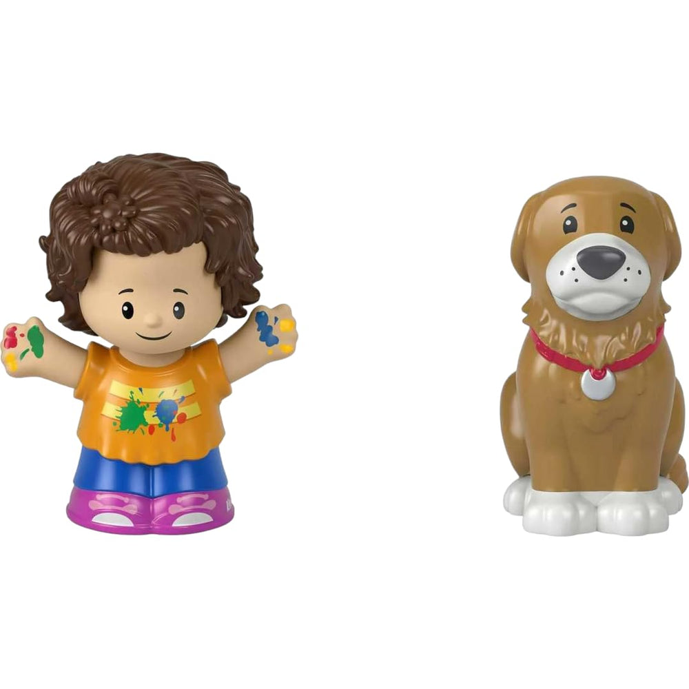 Fisher-Price Little People sports friends figures for active pretend play.