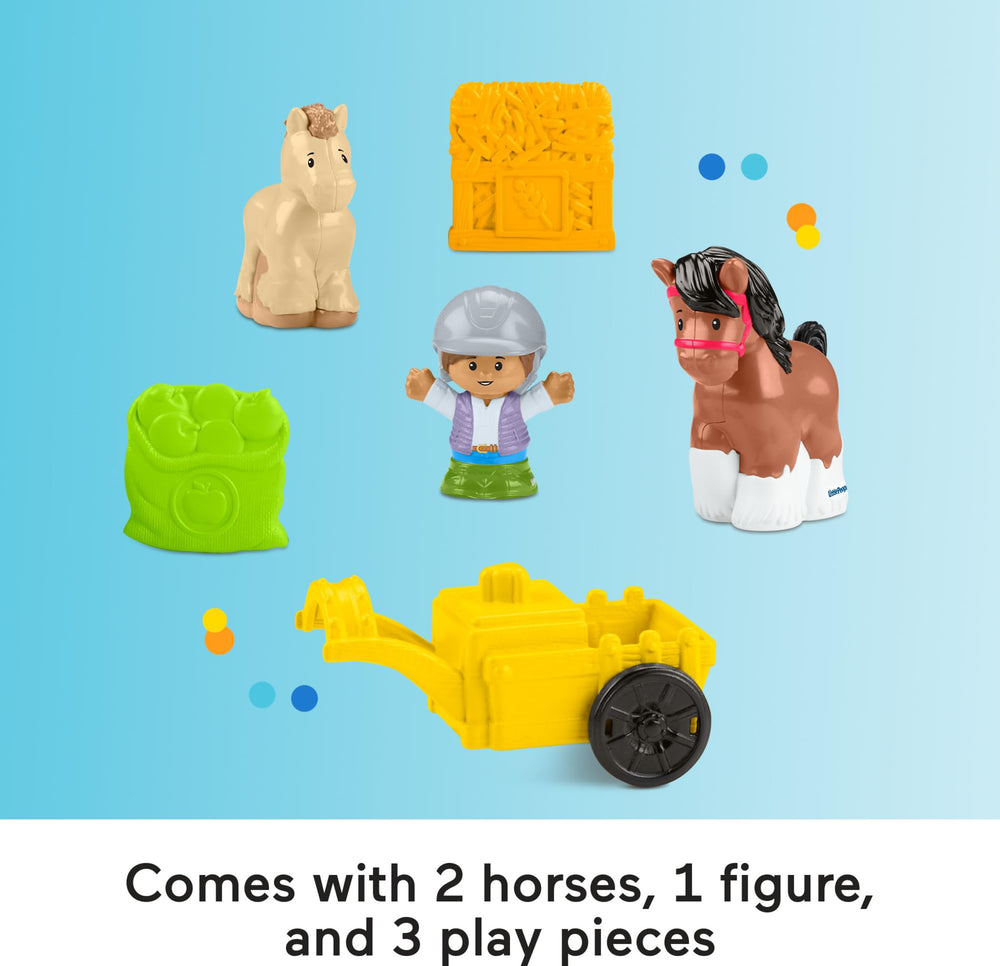 Fisher-Price Little People barn doors open and close for interactive stall play