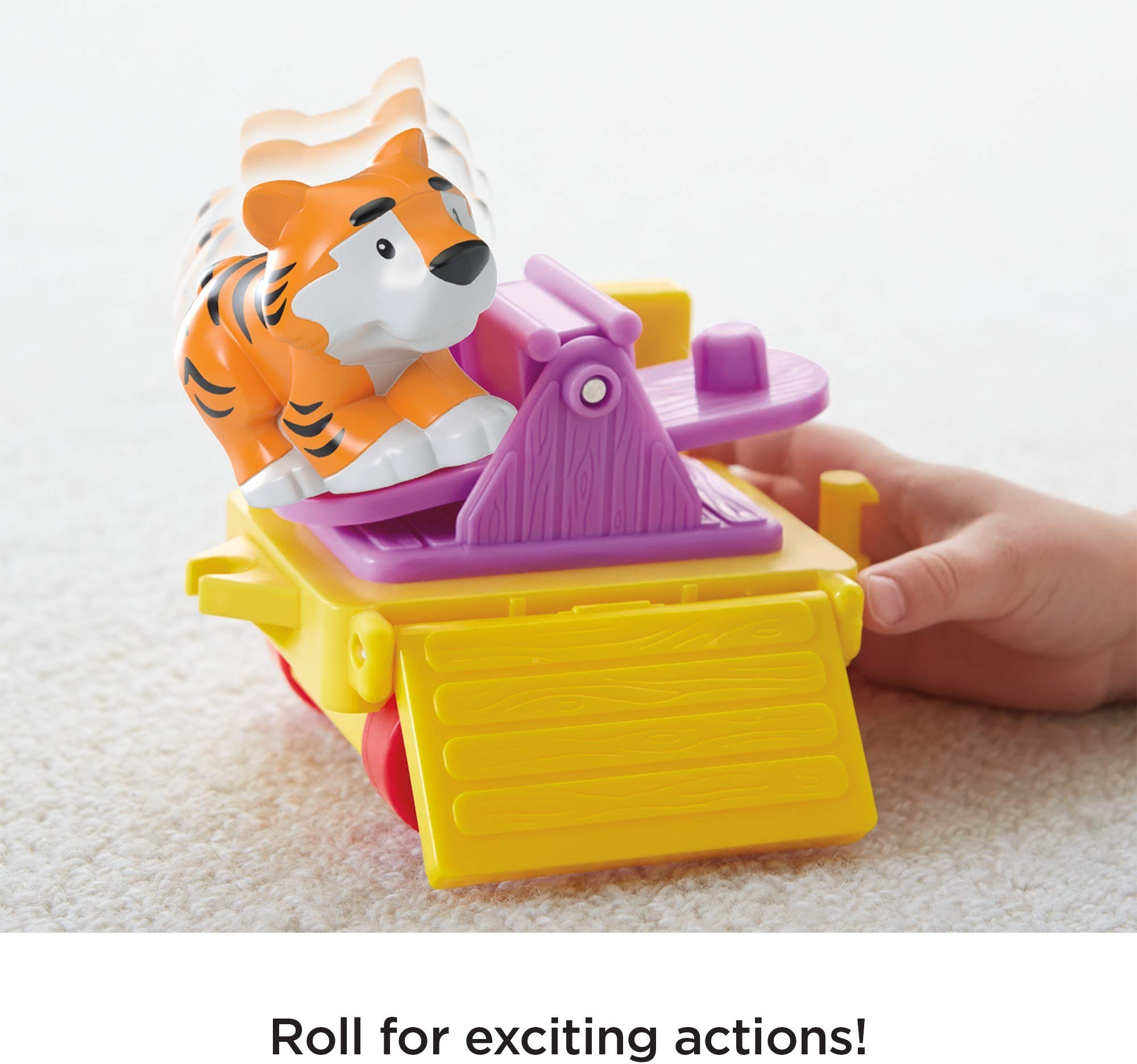 Fisher-Price tiger teeter-totter adds motion to playtime