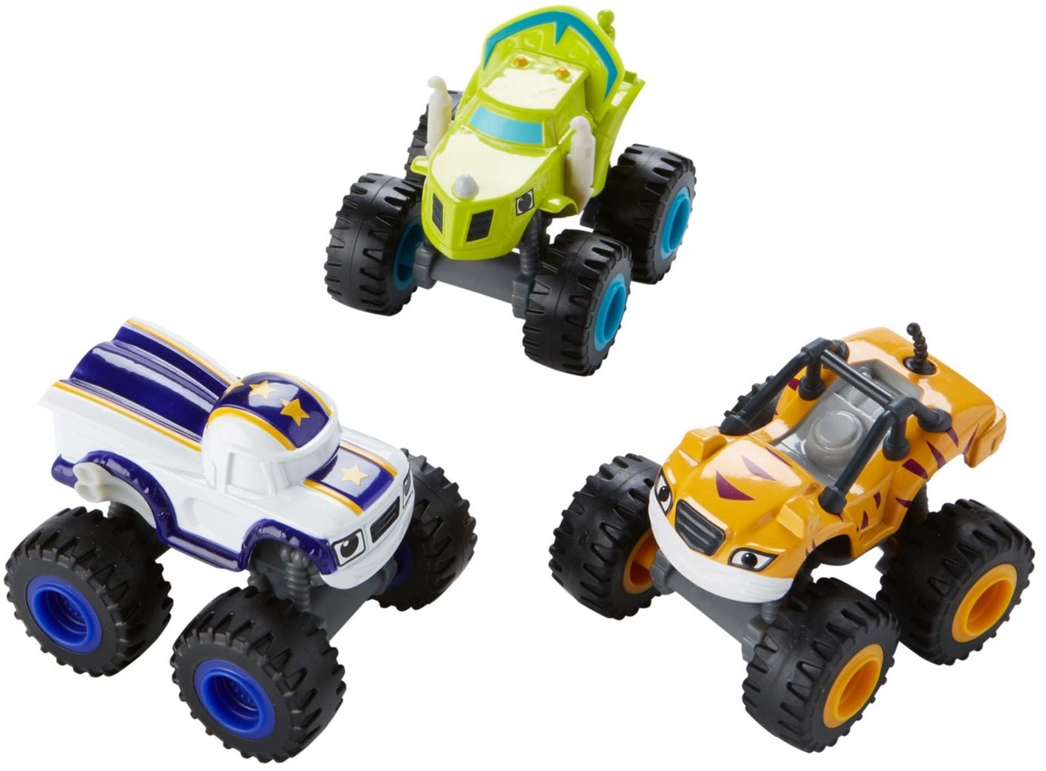 Fisher-Price Nickelodeon Blaze 3-Pack Zeg truck with bold color for action play