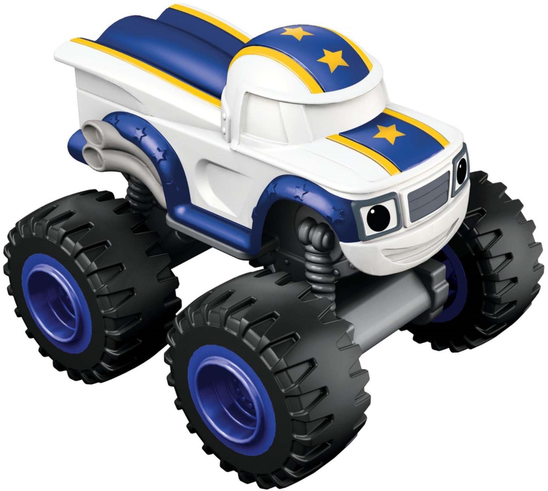 Fisher-Price Nickelodeon Blaze Axle City hero trucks in play scene
