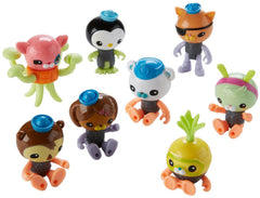 Fisher-Price Octonauts Barnacles figure with orange glow-in-the-dark suit for nighttime play.