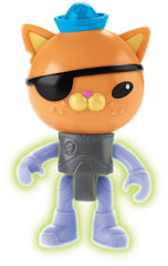 Fisher-Price Octonauts Peso figure with green glow-in-the-dark suit for dim-light play.