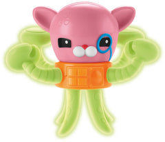 Fisher-Price Octonauts Tunip figure with orange glow-in-the-dark suit for playtime.