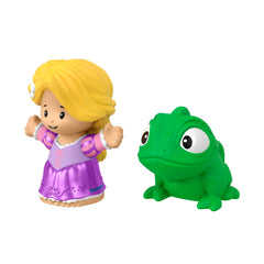 Fisher-Price Rapunzel and Pascal figures with detailed costumes spark colorful play