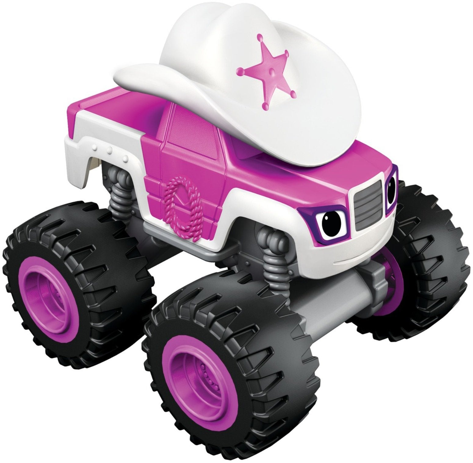 Fisher-Price Starla with cowgirl hat ready for Blaze adventures and imaginative racing.