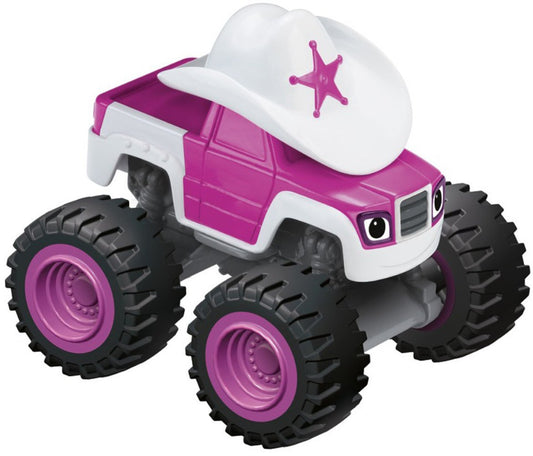 Fisher-Price Starla die-cast truck captures Blaze show excitement for playtime.