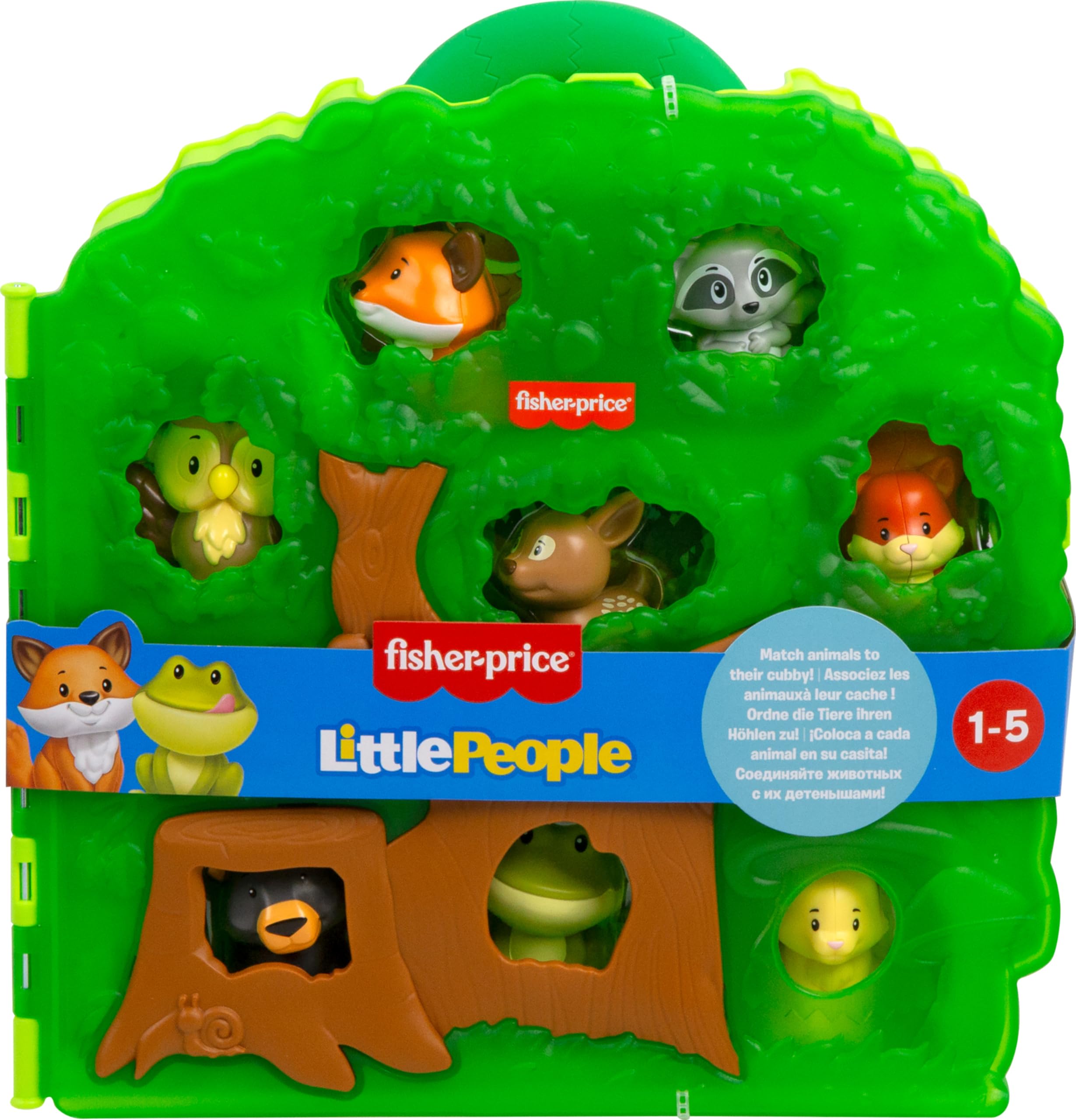 Fisher-Price take-along forest playset ideal for travel and playtime on the go