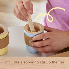 Fisher-Price wood cookies for tasty pretend treats at the cafe