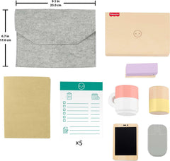 Fisher-Price Wood Pretend Office document folder supports filing role play