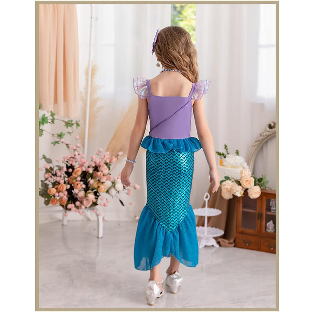 Fishkidtail party-scene dress shown for birthdays and holidays.