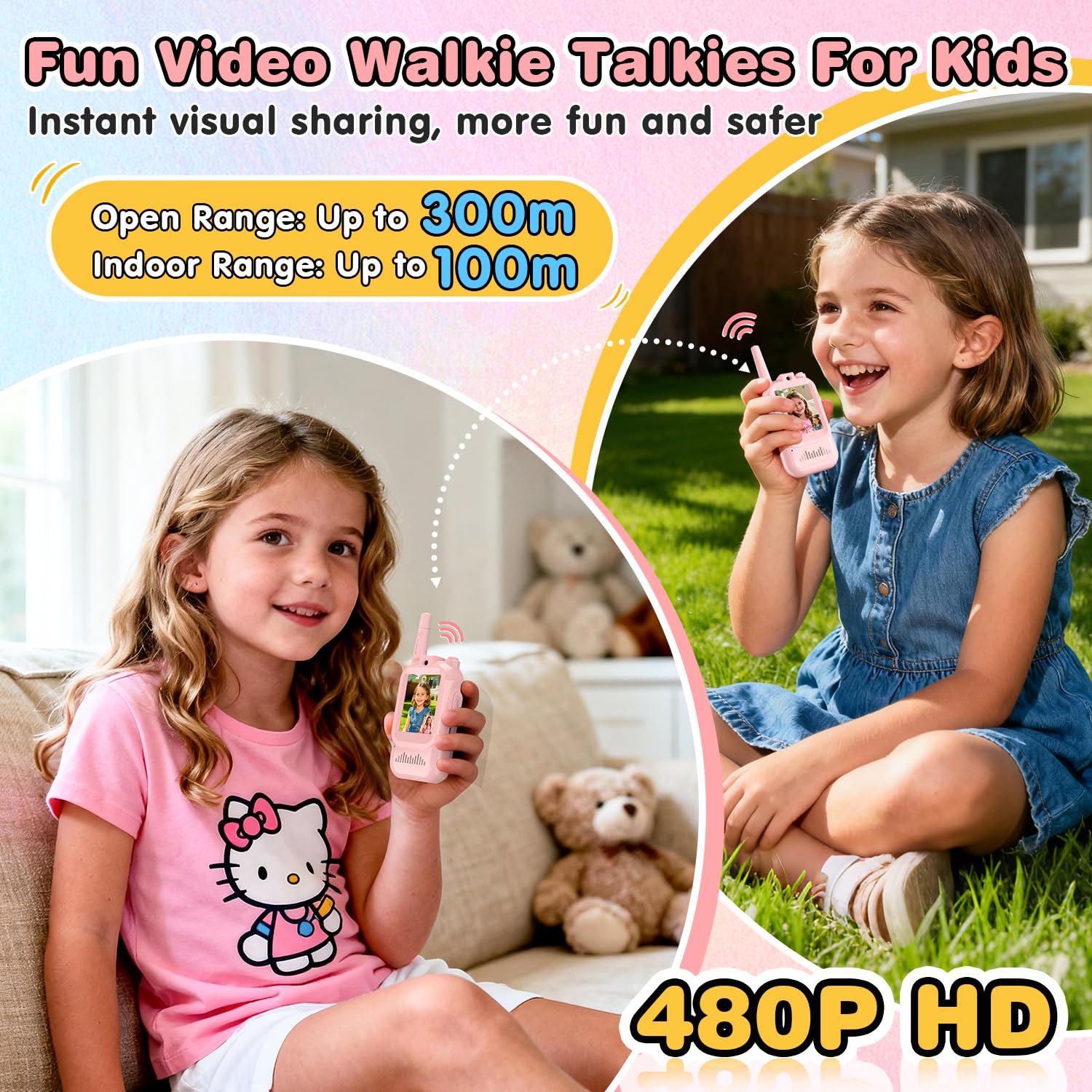 FISHOAKY walkie voice changer demonstrates original and monster modes for imaginative play.