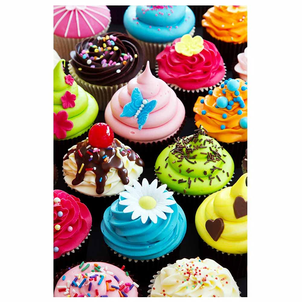 Fishwisdom cupcake puzzle 500 pieces ready for family bonding and concentration.
