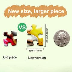 fishwisdom large size puzzle on table supports collaborative play