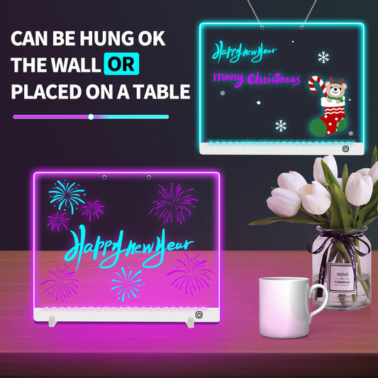 Fistone LED Note Board Colors – seven neon colors make art pop during playtime