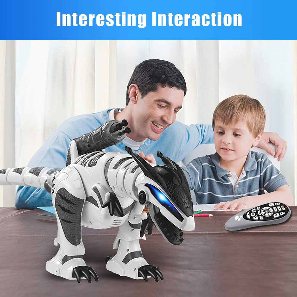 Fistone RC Robot Dinosaur remote control offers precise steering and quick responses.