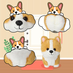 FITNISSFTW plush corgi bedtime companion supports relaxed moments