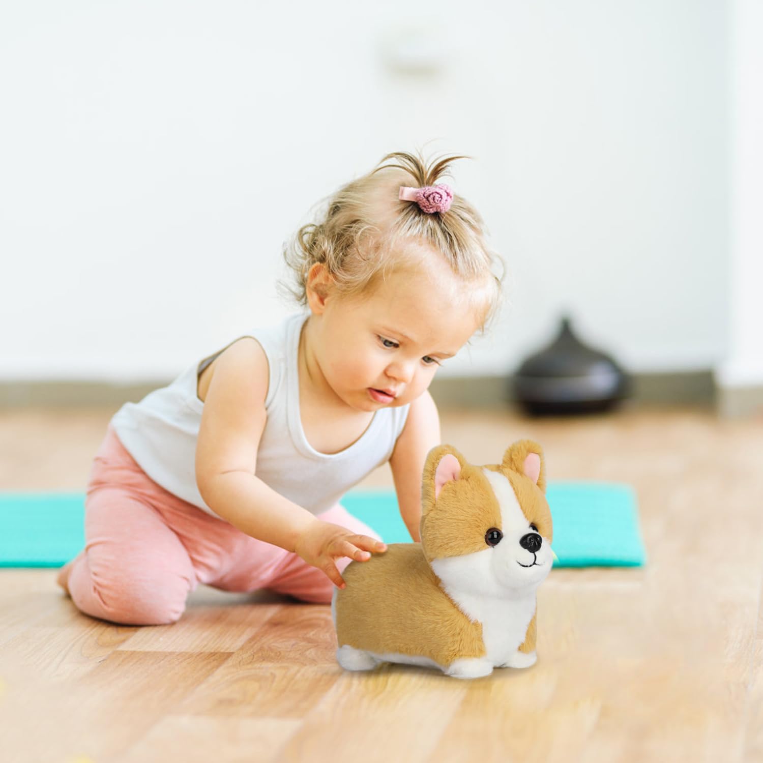 FITNISSFTW plush corgi collectible doll adds charming decor