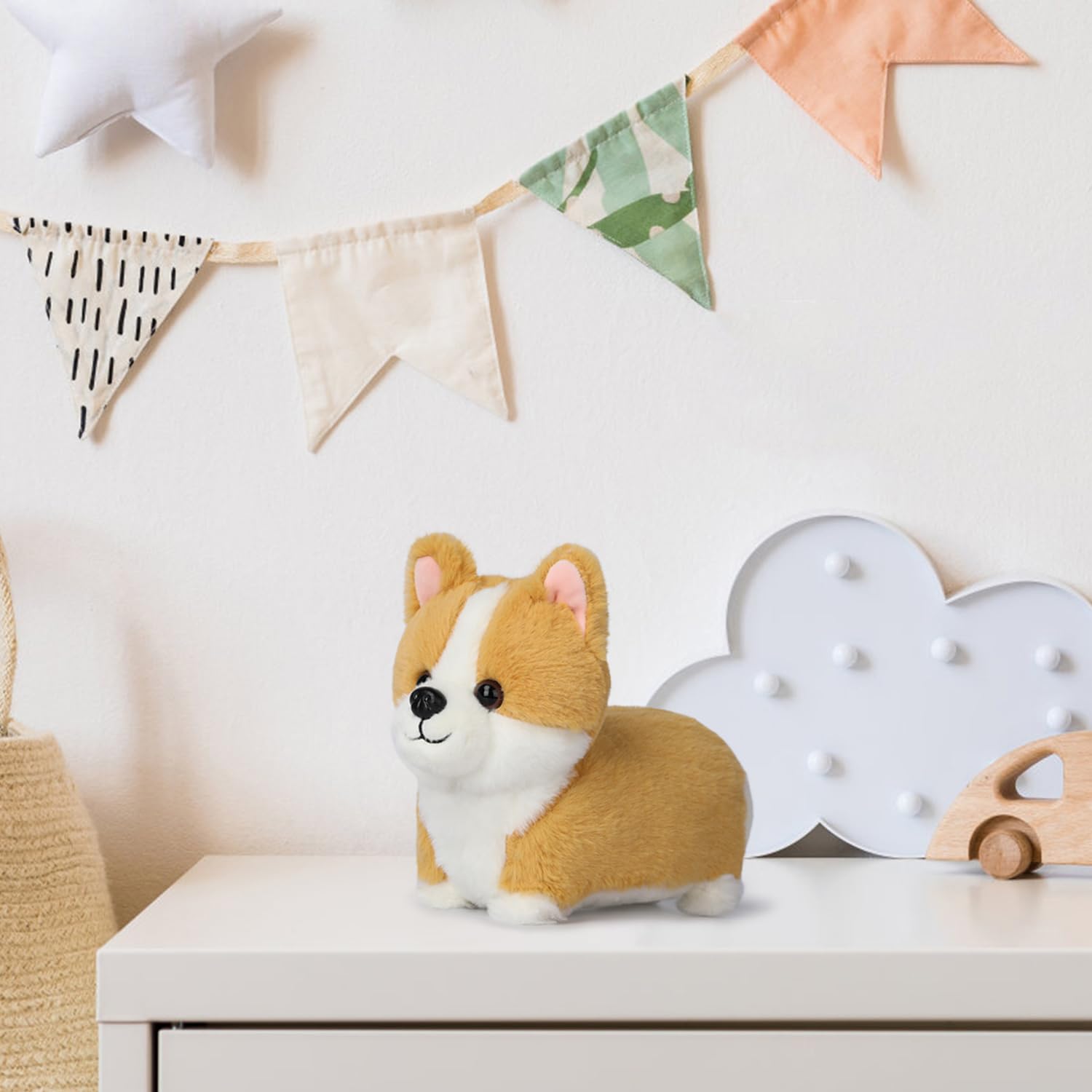 FITNISSFTW plush corgi full-body design for lounging