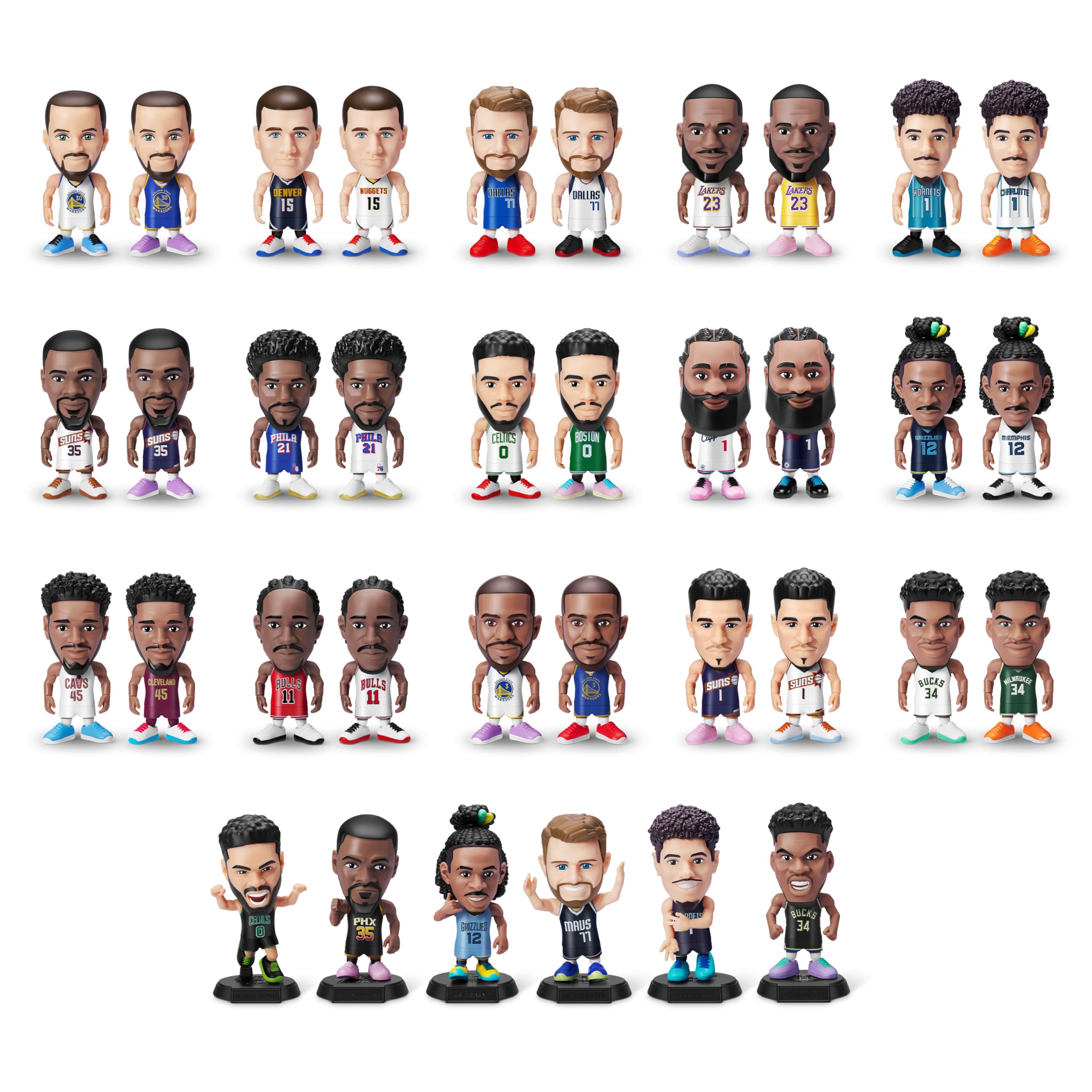 Five Surprise NBA Ballers James Harden figurine in signature celebration pose