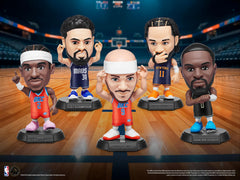Five Surprise NBA Ballers Series 2 ultra-rare golden trophy signals collectibility.