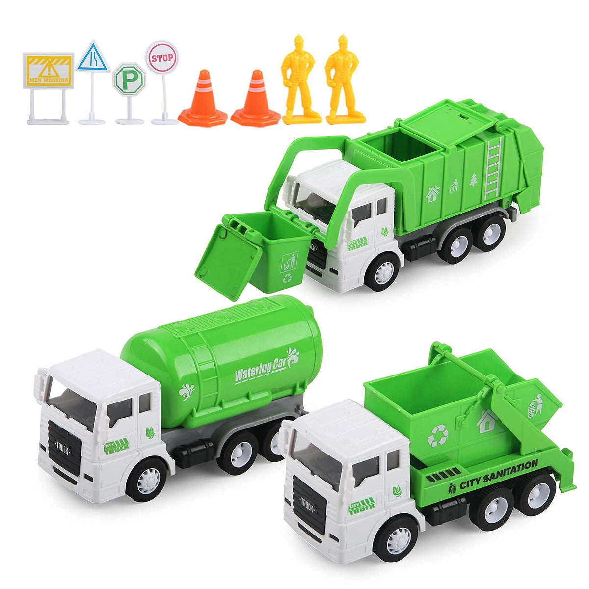 FIVEDAOGANG toy vehicles set 3-pack for imaginative exploration and pretend play.